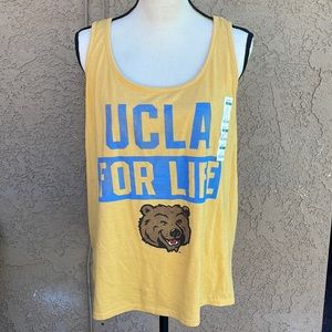 T UNIVERSITY UCLA BEAR SHIRT WOMAN XL TANK TOP SUMMER NEW